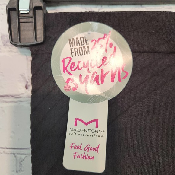 NWT Maidenform Women's Self Expressions Black high Waist Thigh Slimmer  S - Picture 2 of 9